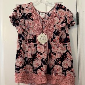 Knox Rose Peasant Top